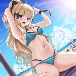This is a pixiv picture whose title is 水着サレン.
