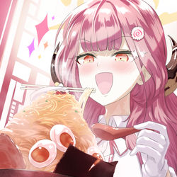 This is a pixiv picture whose title is 超山盛りポンコツラーメン.