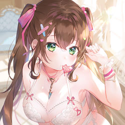 This is a pixiv picture whose title is もらって、くれますか？.