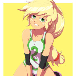 This is a pixiv picture whose title is Applejack.