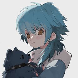 This is a pixiv picture whose title is 蒼葉.