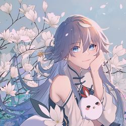 This is a pixiv picture whose title is 感谢陪伴.
