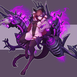 This is a pixiv picture whose title is 슬레이프니르 프니르.