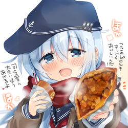 This is a pixiv picture whose title is ピロシキと響ちゃん.