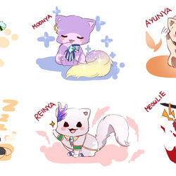 This is a pixiv picture whose title is 猫ID! hololiveID CATS.