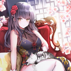 This is a pixiv picture whose title is 瑠璃.