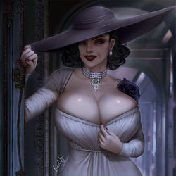 This is a pixiv picture whose title is Alcina Dimitrescu.