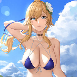 This is a pixiv picture whose title is [原神] ジン / Jean.