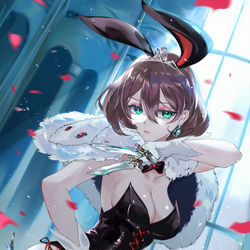 This is a pixiv picture whose title is Bunny.