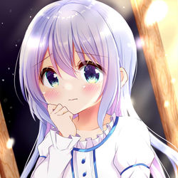This is a pixiv picture whose title is 甘えん坊チノちゃん.