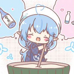 This is a pixiv picture whose title is 杜氏ラミィちゃん🍶❄.