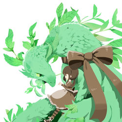 This is a pixiv picture whose title is チョコミントの日.