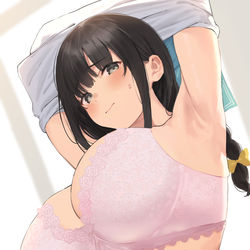 This is a pixiv picture whose title is 脱ぐ.