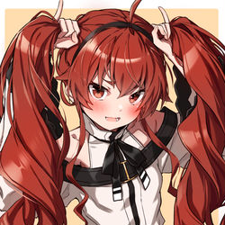 This is a pixiv picture whose title is ツインテなエリス.