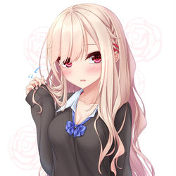This is a pixiv picture whose title is お誘いJK.