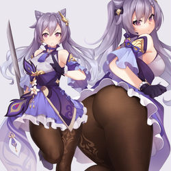 This is a pixiv picture whose title is Keqing.