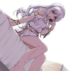 This is a pixiv picture whose title is バレンタインに間に合わなかったカレンちゃん様.