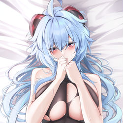 This is a pixiv picture whose title is 甘雨.