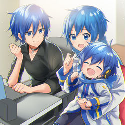 This is a pixiv picture whose title is V1さんとぶいさんさんとギルティ.