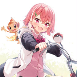 This is a pixiv picture whose title is Poke ♠ Sasa.