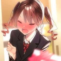 This is a pixiv picture whose title is 「い、いっぱい貰ってていらないと思うけど！！！」.