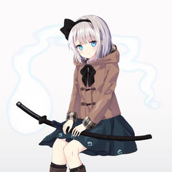 This is a pixiv picture whose title is 妖夢.