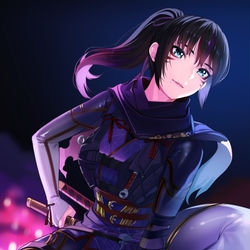 This is a pixiv picture whose title is TEKKEN7　州光(Kunimitsu).