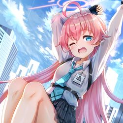 This is a pixiv picture whose title is ホシノ.