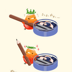 This is a pixiv picture whose title is 鉛筆けずり.