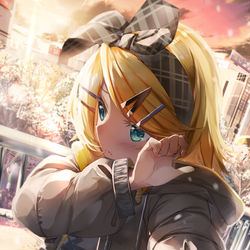 This is a pixiv picture whose title is ・・・こっち見んな.