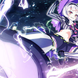 This is a pixiv picture whose title is ライジングクソガキック.