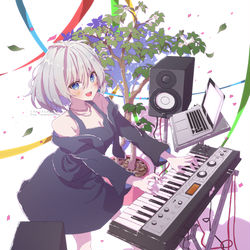 This is a pixiv picture whose title is 【仕事絵】くろねこさんお誕生日イラスト.