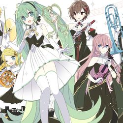 This is a pixiv picture whose title is 初音ミクシンフォニー2020.