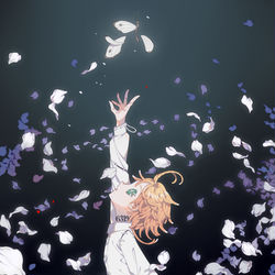 This is a pixiv picture whose title is 第五人格×約束のネバーランド.