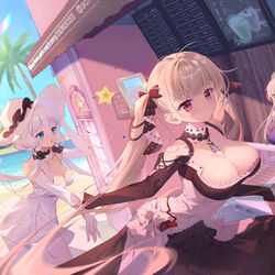 This is a pixiv picture whose title is 海边2.