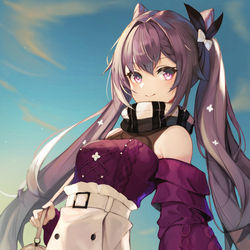 This is a pixiv picture whose title is 刻晴ちゃん.