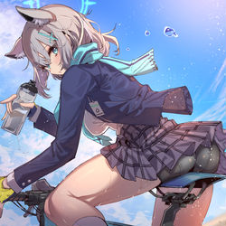 This is a pixiv picture whose title is レーパンだから恥ずかしくない.