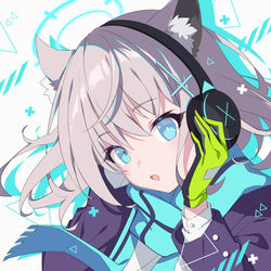 This is a pixiv picture whose title is シロコちゃん.