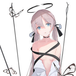 This is a pixiv picture whose title is 抜け殻天使.
