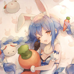 This is a pixiv picture whose title is おひるね.