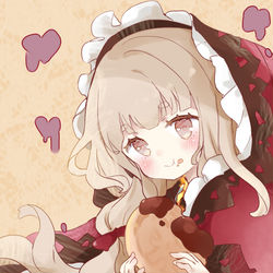 This is a pixiv picture whose title is 赤ずきん.