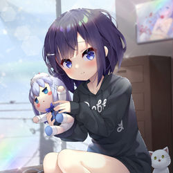 This is a pixiv picture whose title is チノ推しのオタク少女フユちゃん.
