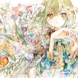 This is a pixiv picture whose title is オルゴールガーデン.