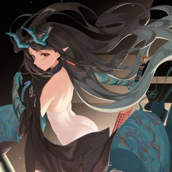 This is a pixiv picture whose title is 夕.