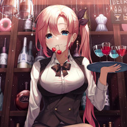 This is a pixiv picture whose title is 何でできますか？.
