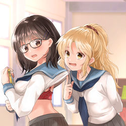 This is a pixiv picture whose title is 今日は何色？.