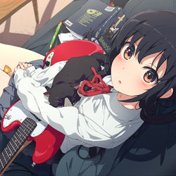 This is a pixiv picture whose title is 猫の日.