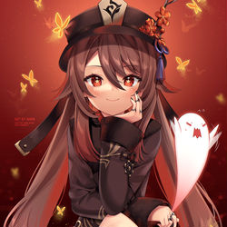This is a pixiv picture whose title is 胡桃.