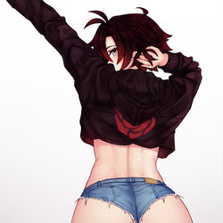 This is a pixiv picture whose title is Ruby Rose.