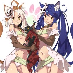 This is a pixiv picture whose title is 猫の日.